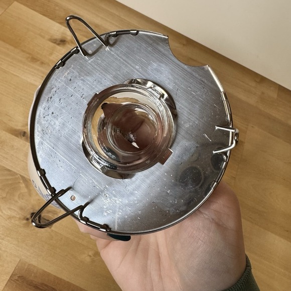 Corning Ware Blue Cornflower P-166 6 Cup Stovetop Percolator with Lid & Basket - Picture 3 of 13